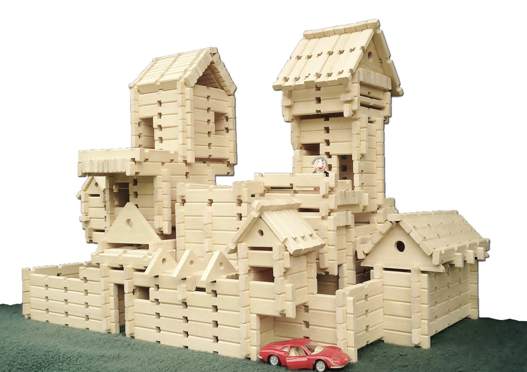 ¿Por qué se recomiendan los juguetes de construcción de madera como regalo?