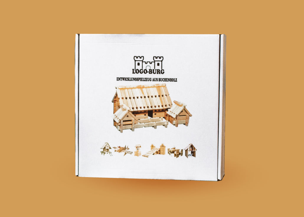 LOGO-BURG wooden toy kit, wooden building blocks